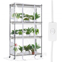 Vevor 317108 Підставка для рослин полиця для рослин 6xgrow lights 4 рівні 180W 90x35x150cm Vevor 317108 Підставка для рослин полиця для рослин 6xgrow lights 4 рівні 180W 90x35x150cm