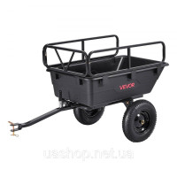 Vevor 317606 Самоскидний причіп 226,8 кг для буксирування самоскида ATV UTV Trailer Cart Vevor 317606 Самоскидний причіп 226,8 кг для буксирування самоскида ATV UTV Trailer Cart
