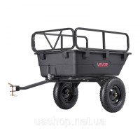 Vevor 317606 Самоскидний причіп 226,8 кг для буксирування самоскида ATV UTV Trailer Cart Vevor 317606 Самоскидний причіп 226,8 кг для буксирування самоскида ATV UTV Trailer Cart