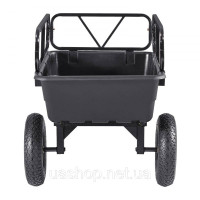 Vevor 317606 Самоскидний причіп 226,8 кг для буксирування самоскида ATV UTV Trailer Cart Vevor 317606 Самоскидний причіп 226,8 кг для буксирування самоскида ATV UTV Trailer Cart