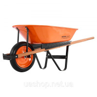 Vevor 317678 тачка транспортна тачка будівельна тачка штовхач 120кг 140х62х58см Vevor 317678 тачка транспортна тачка будівельна тачка штовхач 120кг 140х62х58см