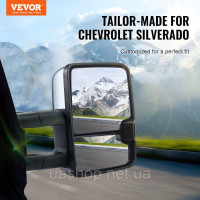 Vevor 310160 Бічні дзеркала з електроприводом для Chevrolet Silverado (2003-2007)/GMC/Cadillac Vevor 310160 Бічні дзеркала з електроприводом для Chevrolet Silverado (2003-2007)/GMC/Cadillac