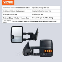 Vevor 310163 Бічні дзеркала з електроприводом для Chevrolet Silverado (2003-2007)/GMC/Cadillac Vevor 310163 Бічні дзеркала з електроприводом для Chevrolet Silverado (2003-2007)/GMC/Cadillac