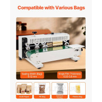 Vevor 314152 600W Машина безперервного запаювання Машина запаювання горизонтальна 6-12 мм