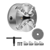 Vevor 314623 4-кулачковий токарний патрон φ200 мм з різьбовою пластиною 38,1 мм-8