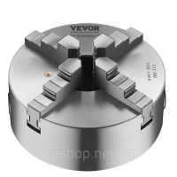 Vevor 314623 4-кулачковий токарний патрон φ200 мм з різьбовою пластиною 38,1 мм-8 Vevor 314623 4-кулачковий токарний патрон φ200 мм з різьбовою пластиною 38,1 мм-8