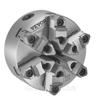 Vevor 314628 φ160 мм 6-кулачковий токарний патрон з опорною пластиною кулачкового фіксатора D1-4 Vevor 314628 φ160 мм 6-кулачковий токарний патрон з опорною пластиною кулачкового фіксатора D1-4