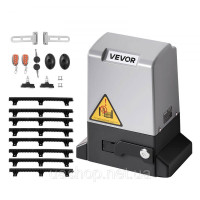 Vevor 312951 Привід розсувних воріт 550W, привод воріт 1500 кг, привод дворових воріт, відкривач воріт до 25 м