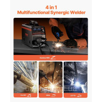Vevor 314468 MIG Welder 160A Welder 4-in-1 Зварювальний апарат Газ/MIG/MMA/Lift TIG