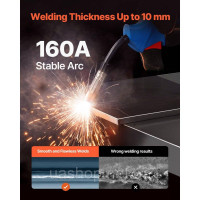 Vevor 314468 MIG Welder 160A Welder 4-in-1 Зварювальний апарат Газ/MIG/MMA/Lift TIG