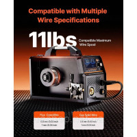 Vevor 314468 MIG Welder 160A Welder 4-in-1 Зварювальний апарат Газ/MIG/MMA/Lift TIG