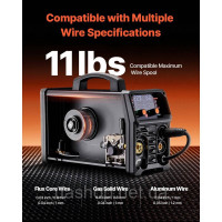 Vevor 314474 5-в-1 Зварювальний апарат MIG TIG 250A Welder Welder 8.2KVA Pluse synergic Vevor 314474 5-в-1 Зварювальний апарат MIG TIG 250A Welder Welder 8.2KVA Pluse synergic