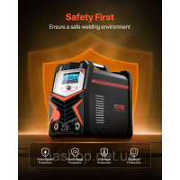 Vevor 314481 Зварювальний апарат TIG, 200A 6-в-1 для алюмінієвого зварювання (світлодіодний дисплей) - AC TIG/DC TIG/AC Pulse Vevor 314481 Зварювальний апарат TIG, 200A 6-в-1 для алюмінієвого зварювання (світлодіодний дисплей) - AC TIG/DC TIG/AC Pulse