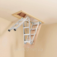 Vevor 315888 Сходи на горище, сходи для підлоги, сходи для зберігання, 170 кг, 3-3,13 м, алюмінієві сходи Vevor 315888 Сходи на горище, сходи для підлоги, сходи для зберігання, 170 кг, 3-3,13 м, алюмінієві сходи