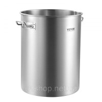 Vevor 311729 Соусник Stockpot 34 л з нержавіючої сталі, кришка для кошика для приготування соусу Vevor 311729 Соусник Stockpot 34 л з нержавіючої сталі, кришка для кошика для приготування соусу