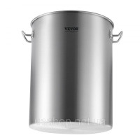 Vevor 311729 Соусник Stockpot 34 л з нержавіючої сталі, кришка для кошика для приготування соусу Vevor 311729 Соусник Stockpot 34 л з нержавіючої сталі, кришка для кошика для приготування соусу