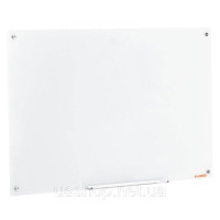 Vevor 314678 Магнітно-скляна дошка, дошка для сухого стирання 120 x 80 см, настінна біла скляна дошка без рамки, з підставкою для