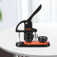 Vevor 312778 Машина для виготовлення кнопок для бейджів 58 мм 100 шт. Прес для бейджів, прес для кнопок, машина для виготовлення Vevor 312778 Машина для виготовлення кнопок для бейджів 58 мм 100 шт. Прес для бейджів, прес для кнопок, машина для виготовлення