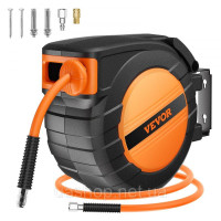 Vevor 318277 Автоматична котушка для шланга зі стисненим повітрям 300PSI 9,52 мм x 15,24 м Vevor 318277 Автоматична котушка для шланга зі стисненим повітрям 300PSI 9,52 мм x 15,24 м