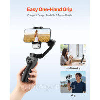 Vevor 316411 Стабілізатор Gimbal для смартфонів зі штучним інтелектом для відстеження та заповнення підсвічуванням
