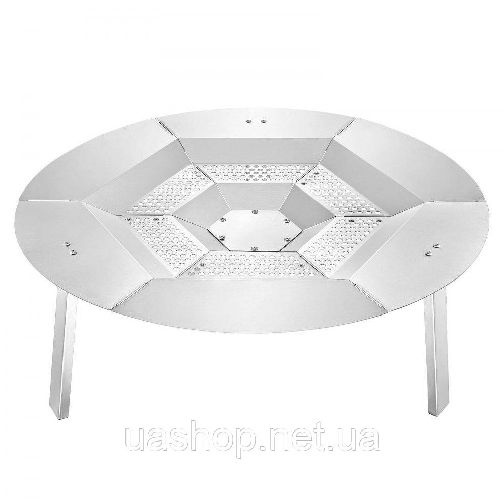 Vevor 317509 Розподільник тепла для аксесуарів для вогнища, вогнище, нержавіюча сталь φ685x254 мм