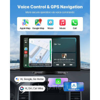 Vevor 310110 Автомобільне радіо CarPlay із сенсорним екраном 228,6 мм, Apple Android Auto, камера заднього виду