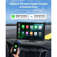 Vevor 310110 Автомобільне радіо CarPlay із сенсорним екраном 228,6 мм, Apple Android Auto, камера заднього виду