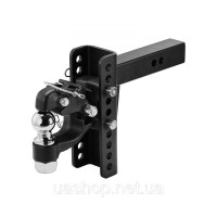Vevor 310207 Trailer Hitch 9T Стволовий гак 63,5-76,2 мм кільце рамки 435x125x280 мм