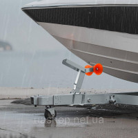 Vevor 310153 Сидіння для човна з роликовою вітровою стійкою 50,8-76,2 мм Ш x 76,2-101,6 мм В