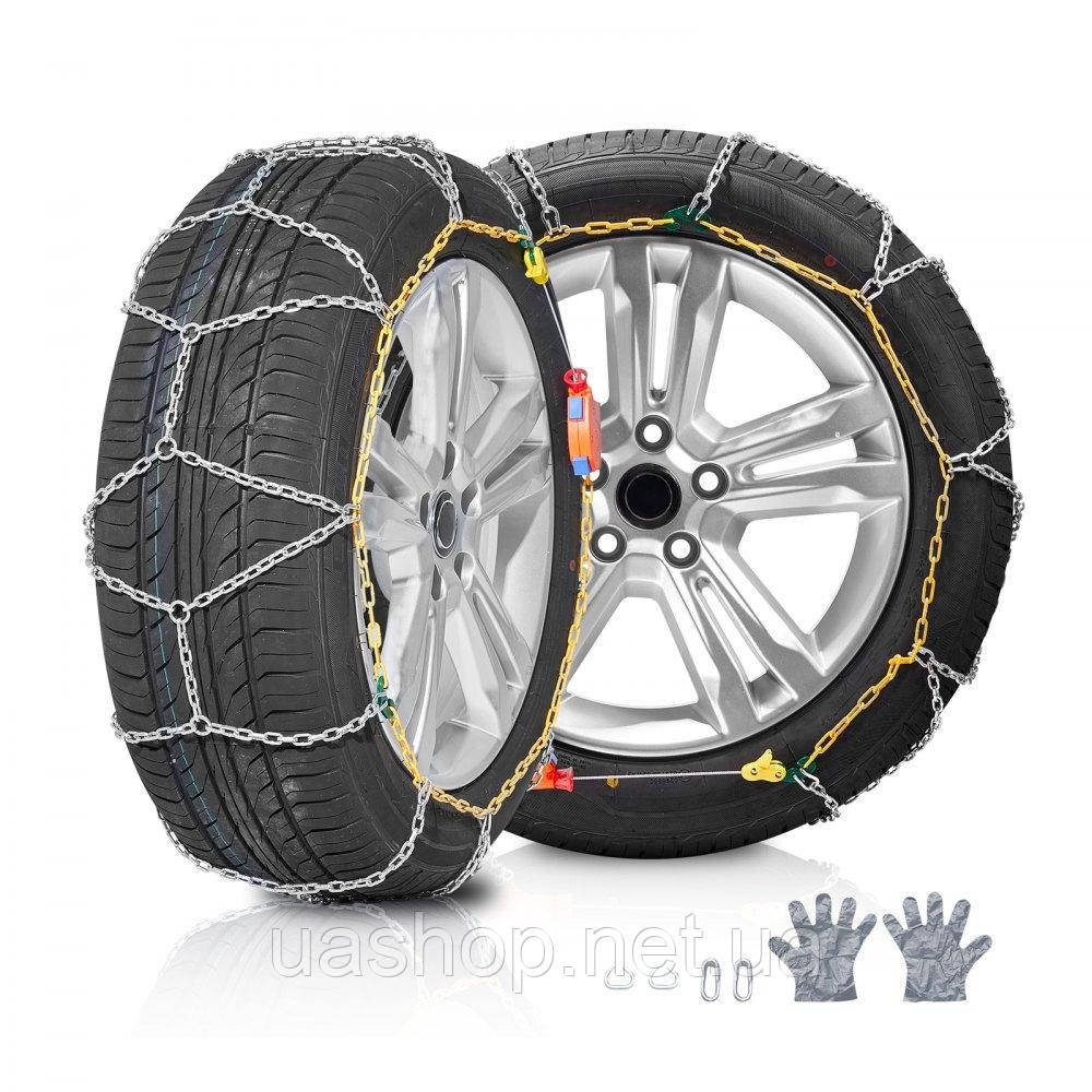 Vevor 310376 Ланцюги протиковзання Марганцевий сплав Сталь Traction Tire Chains 648/695mm Silver