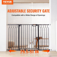 Vevor 312962 Door Guard, бар'єрні сходові ворота, діапазон ширини 749-1346 мм, дитячі ворота, ворота для домашніх тварин, сходові Vevor 312962 Door Guard, бар'єрні сходові ворота, діапазон ширини 749-1346 мм, дитячі ворота, ворота для домашніх тварин, сходові