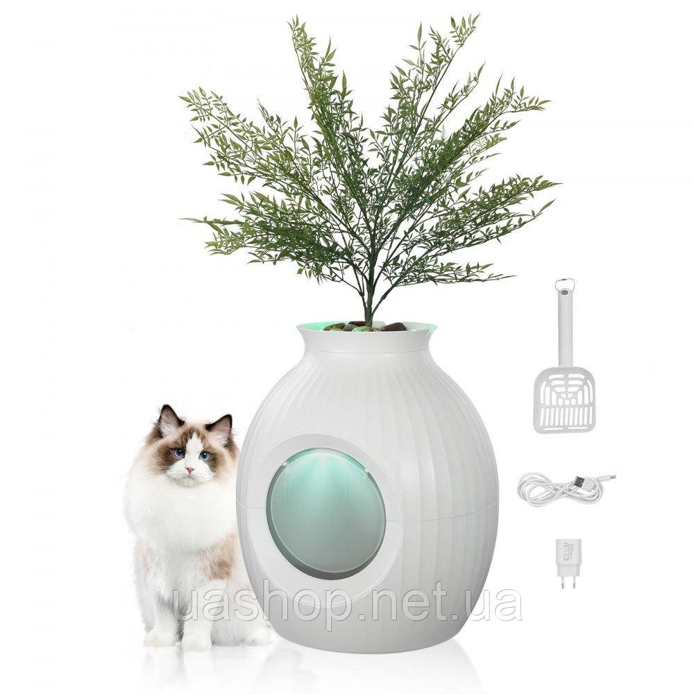 Vevor 313659 котячий лоток котячий туалет ABS прихований штучною рослиною