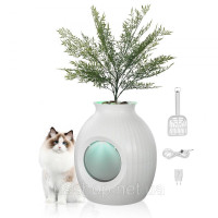Vevor 313659 котячий лоток котячий туалет ABS прихований штучною рослиною
