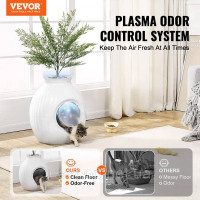 Vevor 313659 котячий лоток котячий туалет ABS прихований штучною рослиною