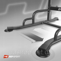 Силова станція Hop Sport HS-1016K Поручні для тренування м'язів преса зі штангою і еспандерами
