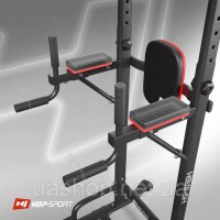 Силова станція Hop Sport HS-1016K Поручні для тренування м'язів преса зі штангою і еспандерами