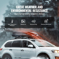 Vevor 310031 Багажник на дах багажника ABS Cars 488L 2045x917x389 мм Vevor 310031 Багажник на дах багажника ABS Cars 488L 2045x917x389 мм