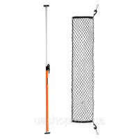 Vevor 310063 Регульована вантажна планка Cargo Bar Ratchet 1016-1854 мм, сталевий стабілізатор вантажу з нековзними ніжками та
