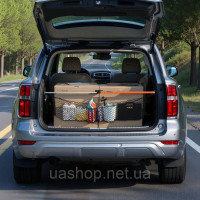 Vevor 310063 Регульована вантажна планка Cargo Bar Ratchet 1016-1854 мм, сталевий стабілізатор вантажу з нековзними ніжками та