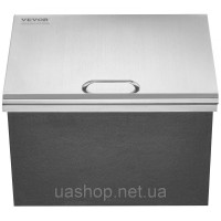 Vevor 312029 Крапка в контейнер з морозивом Eggroom 44.24L з нержавіючої сталі 507x407x33 мм Vevor 312029 Крапка в контейнер з морозивом Eggroom 44.24L з нержавіючої сталі 507x407x33 мм