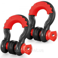Vevor 310145 E 2 Spack 3/4 дюйма D-кільця вигнута з 7/8 дюймовим гвинтовим олівцем опору 28500 кг