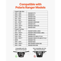 Vevor 310155 Кронштейн кріплення фаркопа для рятувальних робіт моделей Polaris Ranger 2010-2021 років