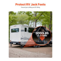 Vevor 310296 Вирівнювальні колодки 4xRV 2300 кг Гумові колодки для домкрата для причепа для ножиць домкрата