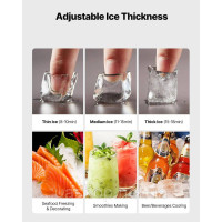 Vevor 311227 Ice Machine Head Ice Cube Machine Ice Maker (Тільки головка) 136 кг/день Vevor 311227 Ice Machine Head Ice Cube Machine Ice Maker (Тільки головка) 136 кг/день