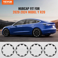 Vevor 310389 Ковпаки для коліс 20-дюймові, модель Y, повністю прилягаючі, із застібкою-застібкою, захисною стрічкою, отвором для