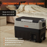 Vevor 311361 Кемпінговий холодильник 35 л Cool Boxes 12 / 24 V Rollable Electric Freezer Box 2 в 1 Двозонний автомобільний Vevor 311361 Кемпінговий холодильник 35 л Cool Boxes 12 / 24 V Rollable Electric Freezer Box 2 в 1 Двозонний автомобільний