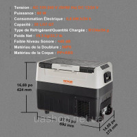 Vevor 311361 Кемпінговий холодильник 35 л Cool Boxes 12 / 24 V Rollable Electric Freezer Box 2 в 1 Двозонний автомобільний Vevor 311361 Кемпінговий холодильник 35 л Cool Boxes 12 / 24 V Rollable Electric Freezer Box 2 в 1 Двозонний автомобільний