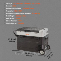 Vevor 311367 38 L Cooler Box 12 / 24 V портативний холодильник, електрична морозильна камера невелика морозильна камера -20 ~ 10 Vevor 311367 38 L Cooler Box 12 / 24 V портативний холодильник, електрична морозильна камера невелика морозильна камера -20 ~ 10