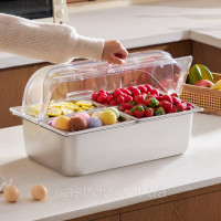 Vevor 311395 Контейнер для сервірування Catering Spice Dispenser 4 x 1/4 контейнера з кришкою