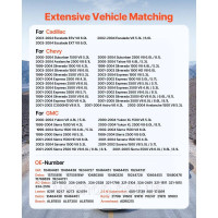 Vevor 310509 Генератор генератора Vemora для Cadillac Escalade Ext 6.0L 03-04 Chevy GMC